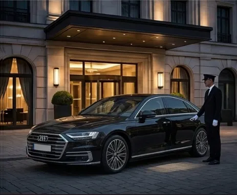 Chauffeur im Executive-Fahrservice